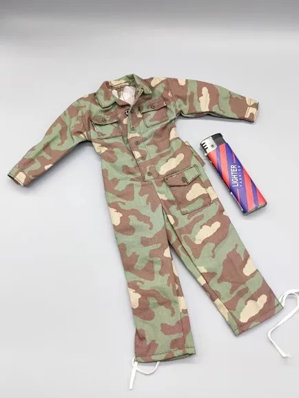 DID D80169 1/6 WWⅡ German 12th SS MG42 Gunner Camouflage Jumpsuits Model 12''