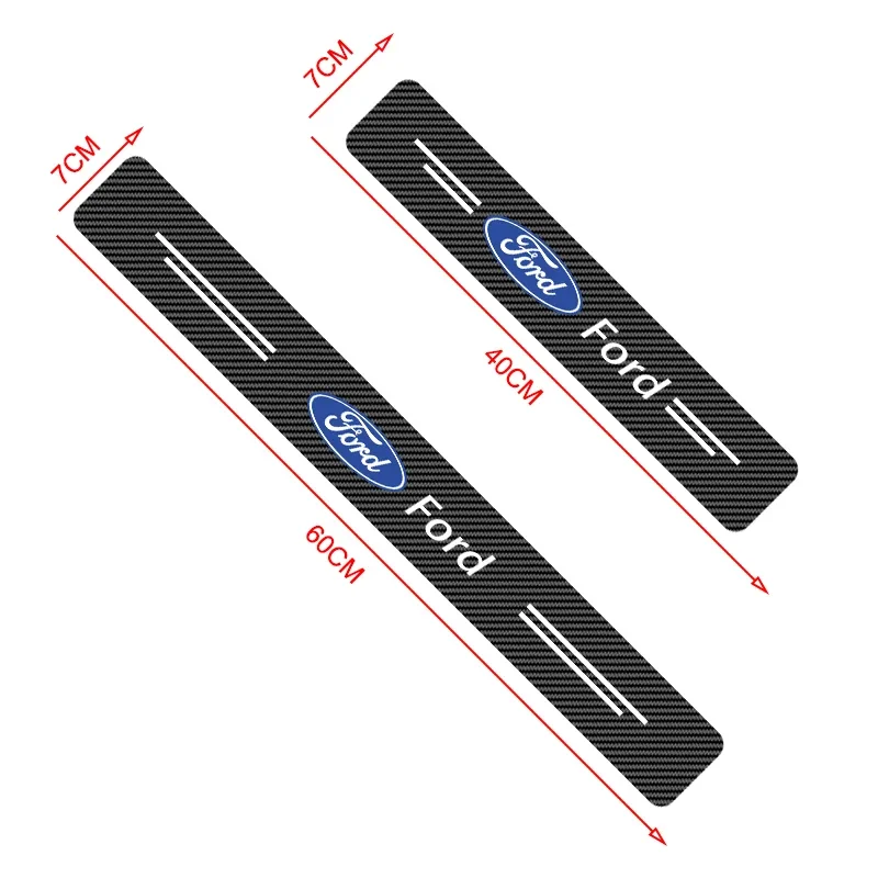 car stickers Car Threshold Protection Auto Sticker For Ford Focus 2 3 Mondeo Fiesta Kuga Ranger Escort Explorer Excape Taurus