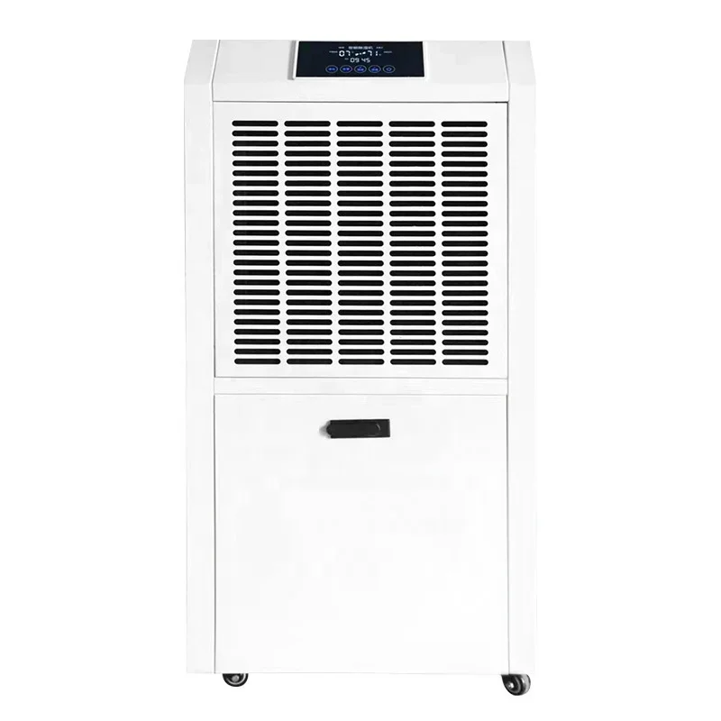 156L Commercial Dehumidifier With Pump And Drain Hose Industrial Dehumidifier For Basements And Large Spaces Up To 260m2