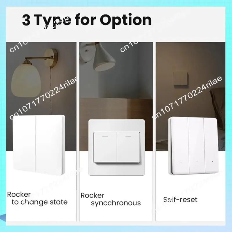 A17Z Tuya Smart Wifi Light Switch 2 Way Control Mini Breaker Controlled By Yandex Alexa Google Home Easy To Use