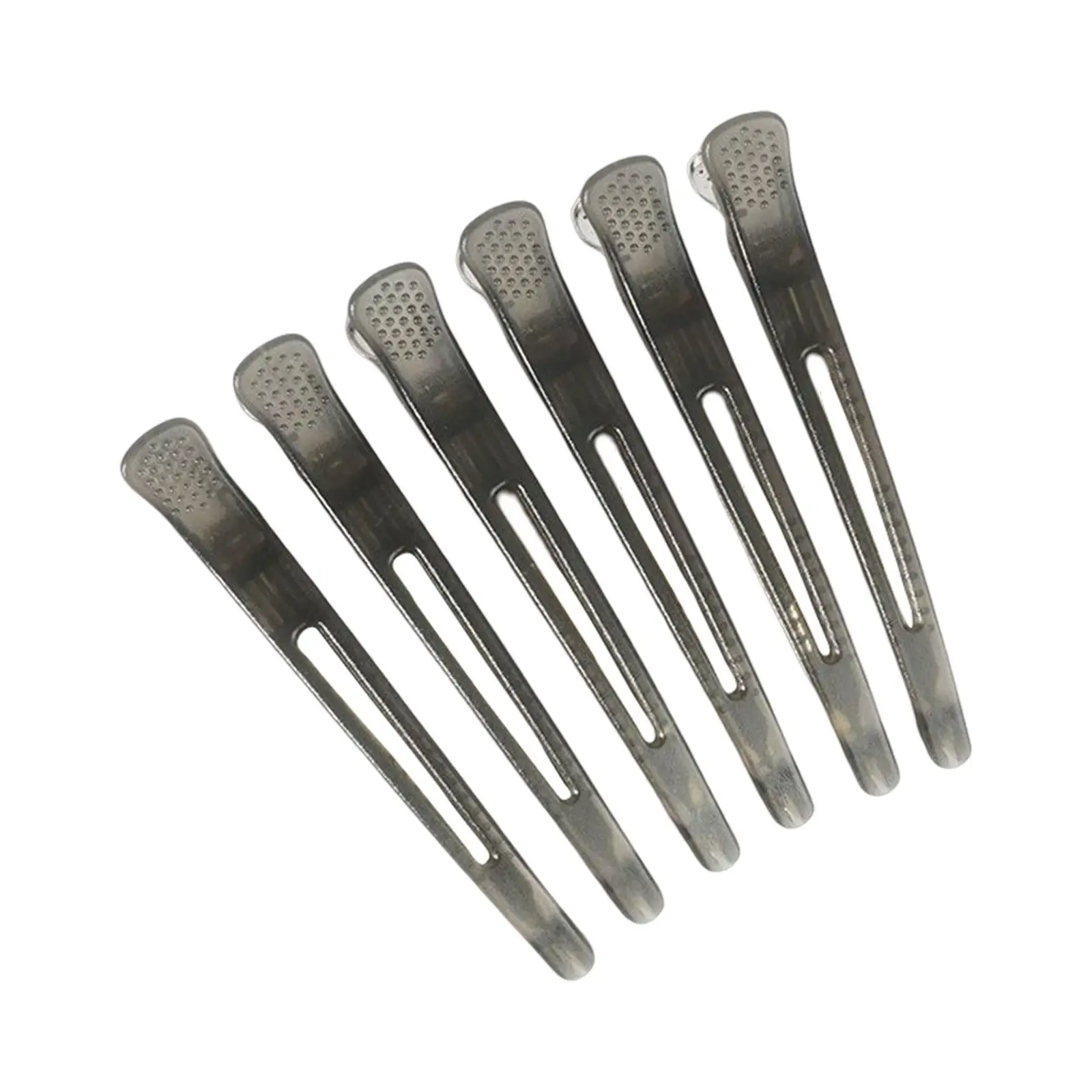 

6x Nonslip Sectioning Hair Clips Hair Styling Clamps for Coloring Face Massage