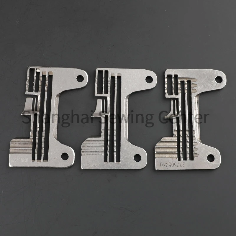 1PCS 277505R40 277505R50 Needle Plate Dense Widened Edging Iron Plate for Jack Bruce 798 E4 X5 Four-Thread Pegasus Ex Overlock