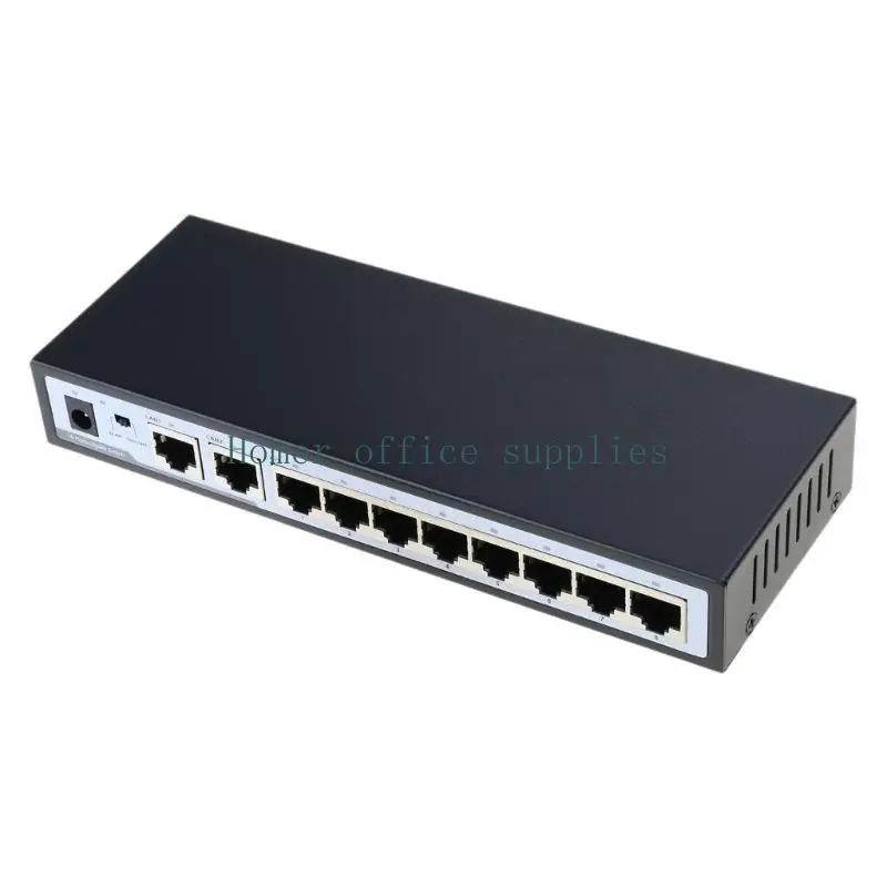 K43b 10-poorts netwerk- Switch Box 10/100/1000m RJ45 Switcher Splitter VLAN LSOLATION