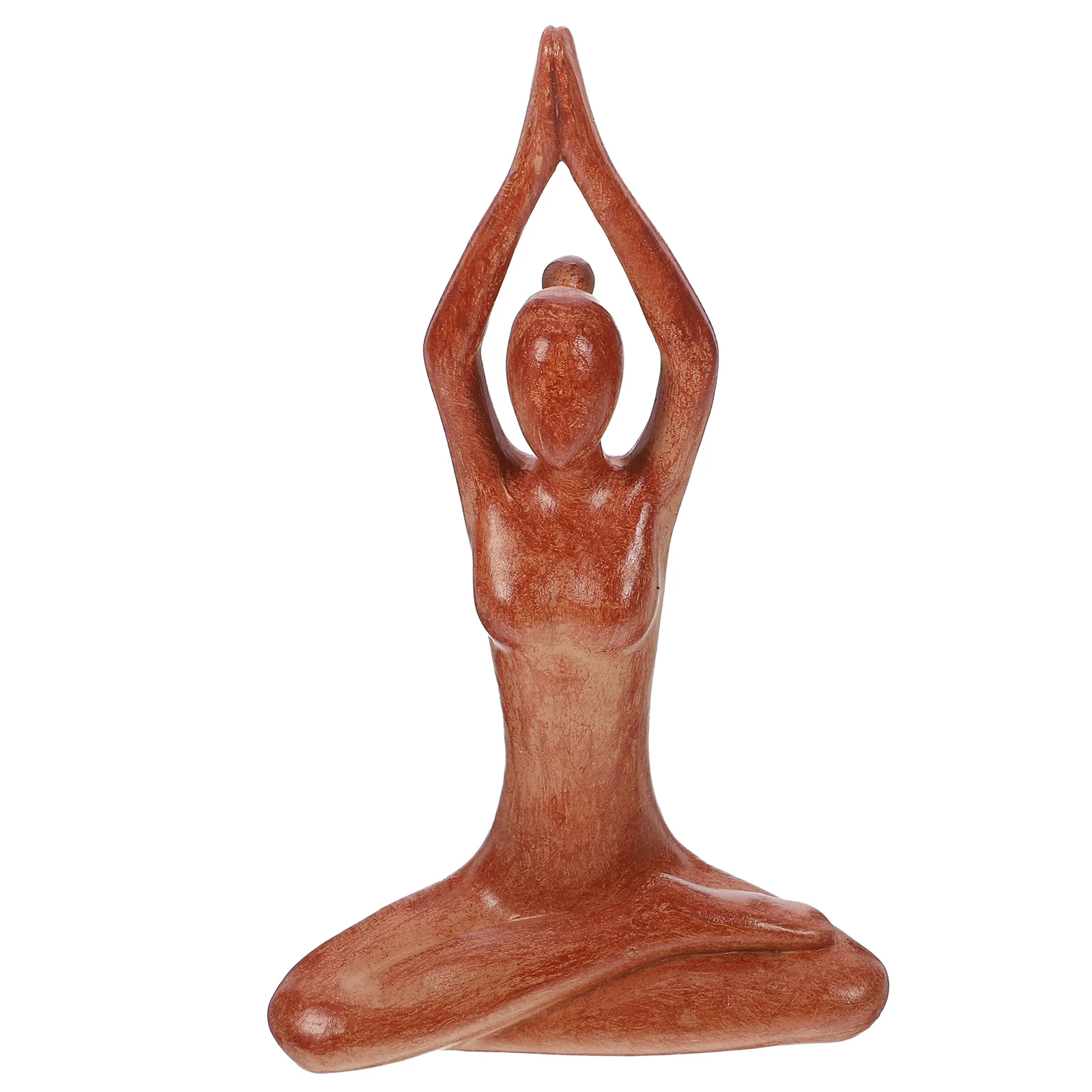 

1pc Girl Abstract Modern Home Decor Desk Meditation Ornament Yoga Meditation Table Decor Sculpture Small Craft Yoga Decoration