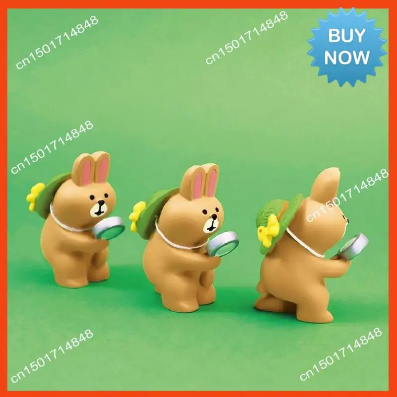 BISM مصغرة تماثيل راتينج تمثال لطيف الضفدع النحت للخارجية الجنية حديقة وديكور مكتب تمثال تمثال رائعتين