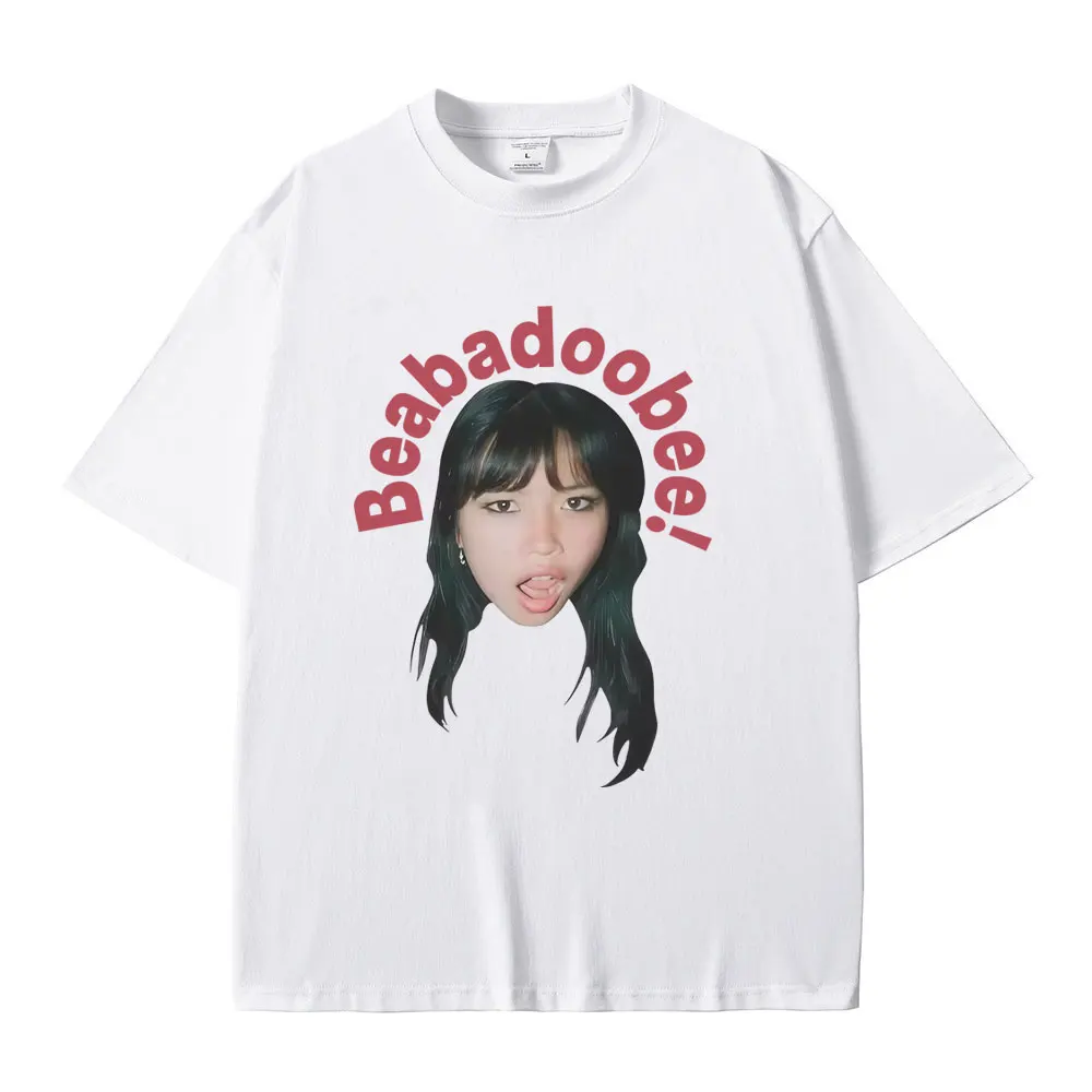 

Beabadoobee Face Graphic T-shirt Men Women Hip Hop Fashion Oversized Short Sleeve T Shirts Male Casual Vintage Cotton T-shirts