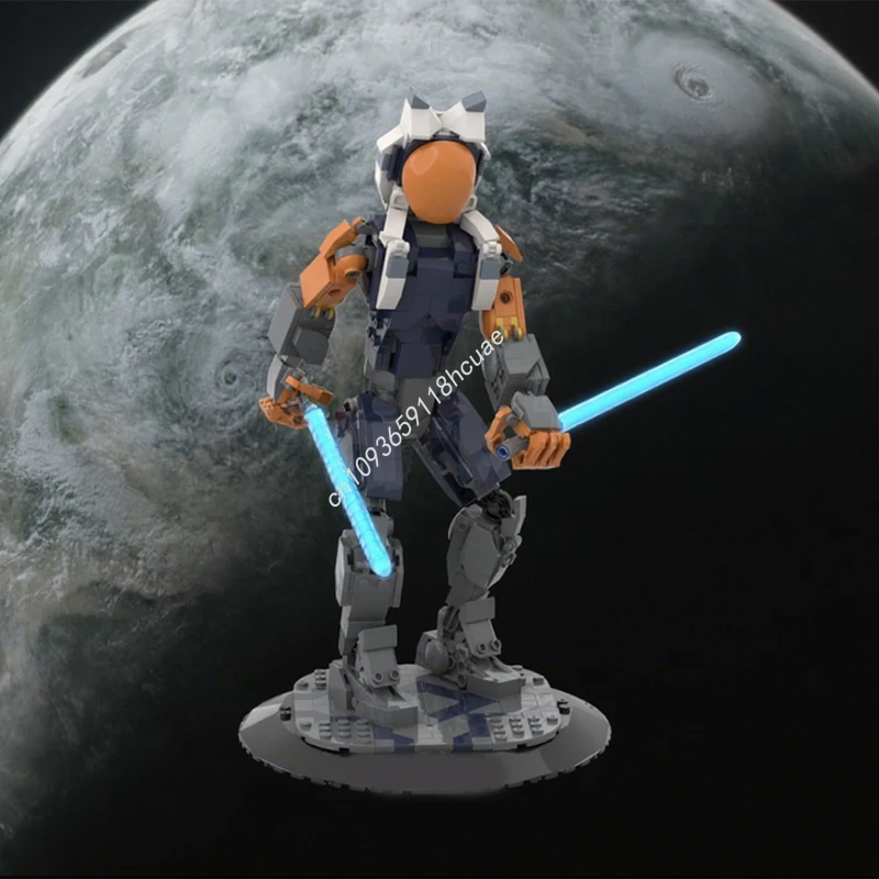 

565pcs MOC Ahsoka Tano Siege of Mandalore buildable figure Star Battle idea BuildingBlock Collector Edition Model Christmas Gift