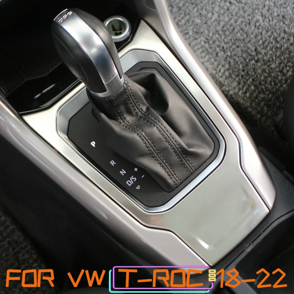 

Панель из нержавеющей стали для Volkswagen VW T-Roc Troc 2018-2022, декоративная наклейка на панель шестеренок