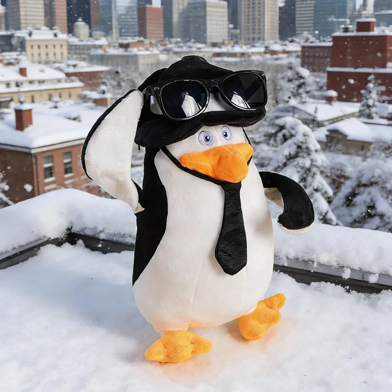 28 センチメートルかわいいペンギンぬいぐるみソフトぬいぐるみ漫画動物人形クールなコスプレペンギン人形誕生日プレゼント用