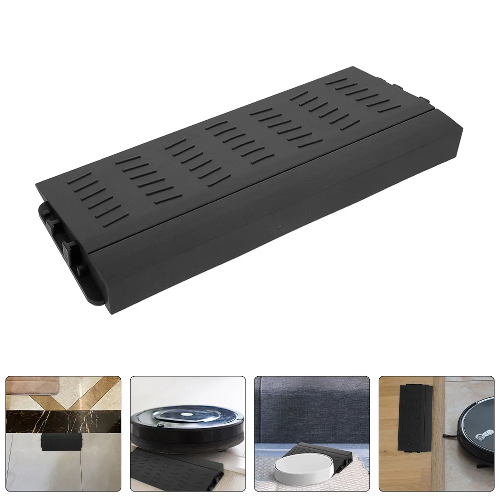 

2Pcs Robot Vacuum Ramp Threshold Pad Plastic Strip Non Slip Transition Mat for Door Steps Doorway Floor Cleaning
