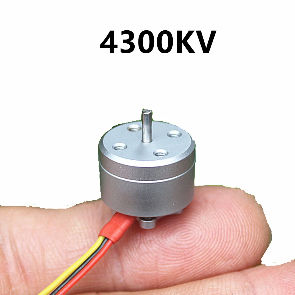 มอเตอร์ไร้แปรงถ่านความเร็วสูง 4300KV 1S-3S สำหรับแบตเตอรี่โดรน RC มินิ โรเตอร์ภายนอก 1104 สำหรับโดรนควอดคอปเตอร์ขนาดเล็ก แข่งรถ RC DIY น้ำหนักเบา 6 กรัม