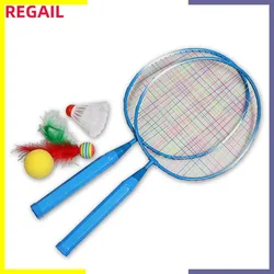 Juego de raqueta de bádminton para niños, Mini raqueta de tenis de juguete