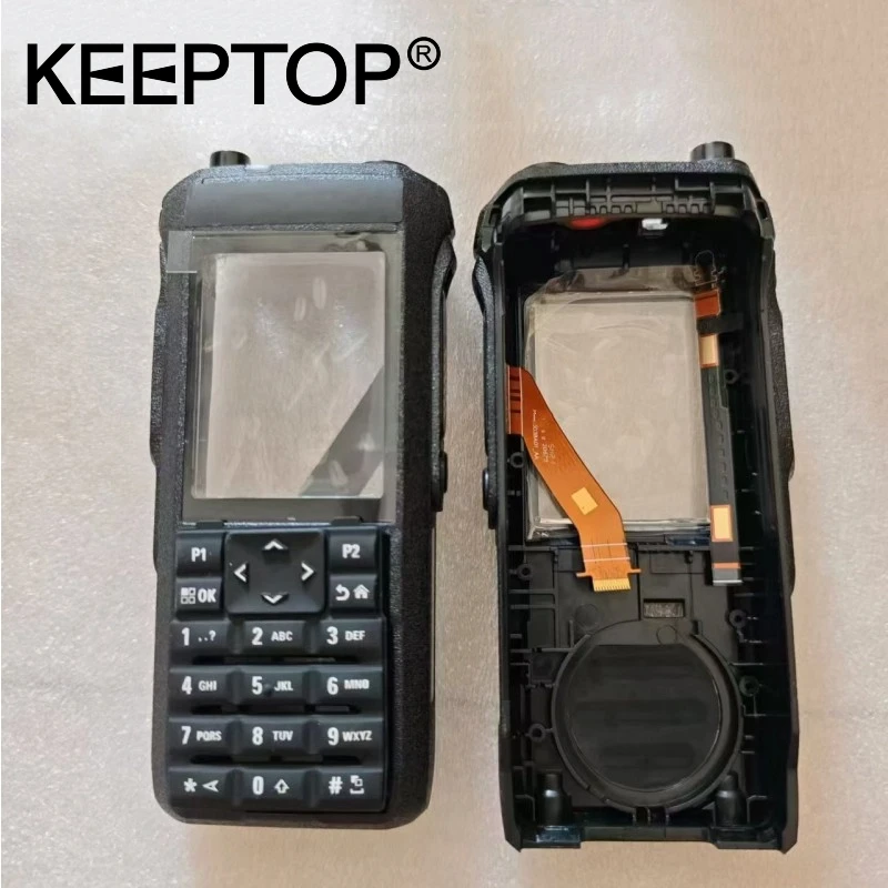 

Сменный комплект передней крышки корпуса с полной клавиатурой для Motorola R7, аксессуары для двусторонней радиосвязи