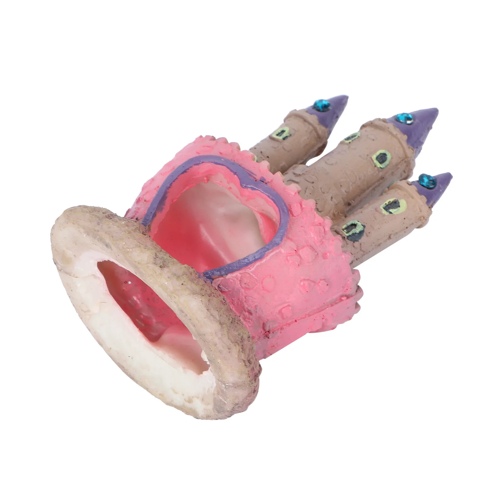 

Castle for Aquarium Small Decoration Artificial Landscapes Decorations Fish Tanks Hideaway Shelter