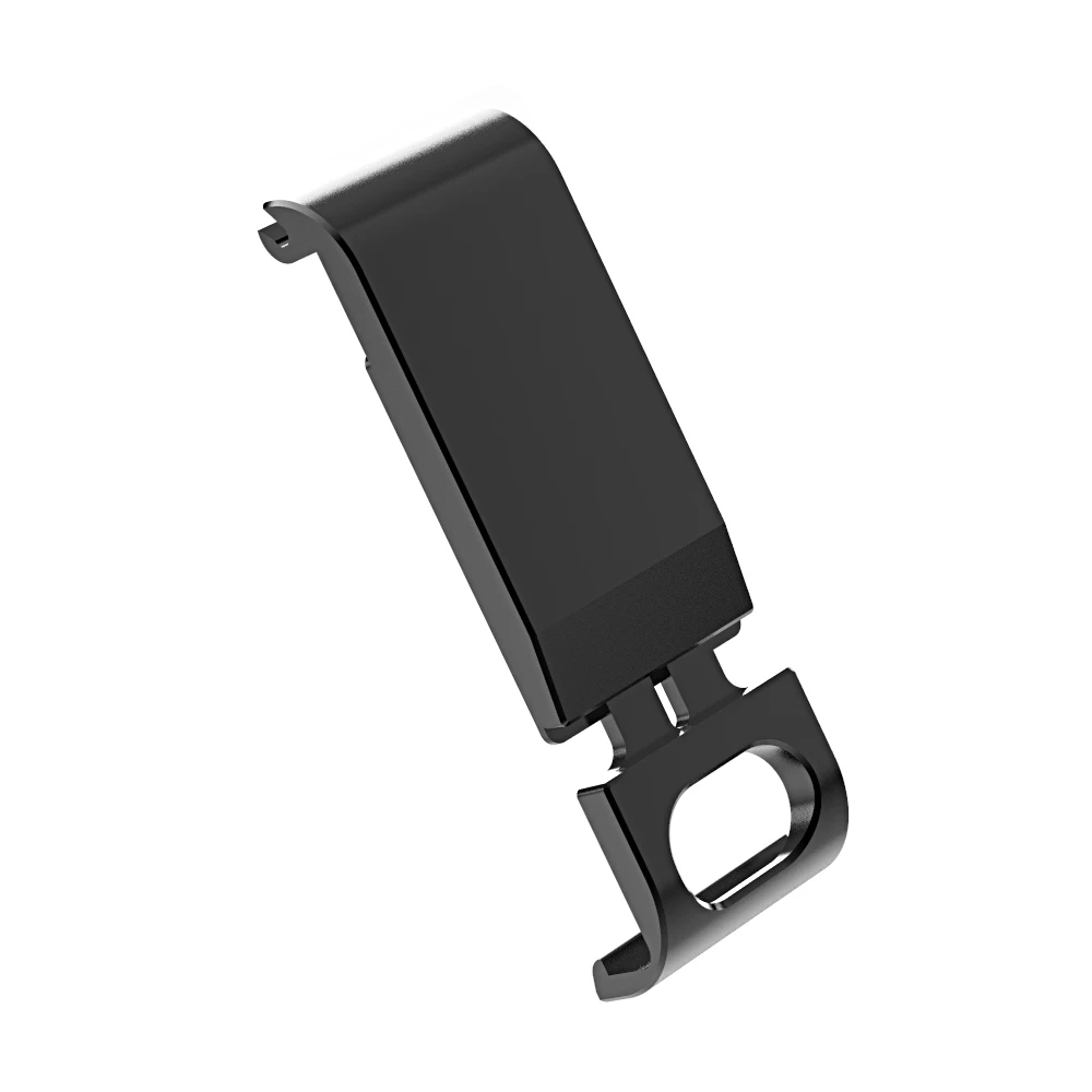 PULUZ Metalen Batterij Zijdelingse Interface Afdekking voor GoPro MISSION 1 / 1 PRO / HERO13 12 11 10 9 Zwarte Aluminium Legering