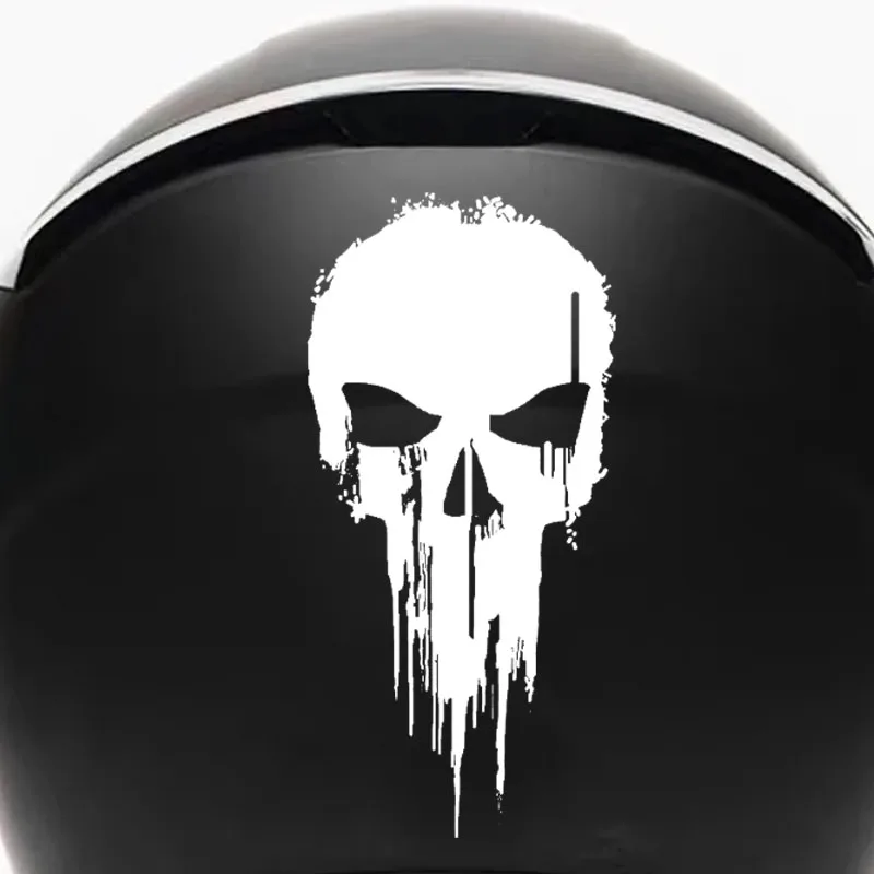 

1PC Skeleton Cool Motorcycle Stickers Waterproof for Motorbike Side Panel Fuel Tank Scooter Racing Helmet Skull Vinyl Decals