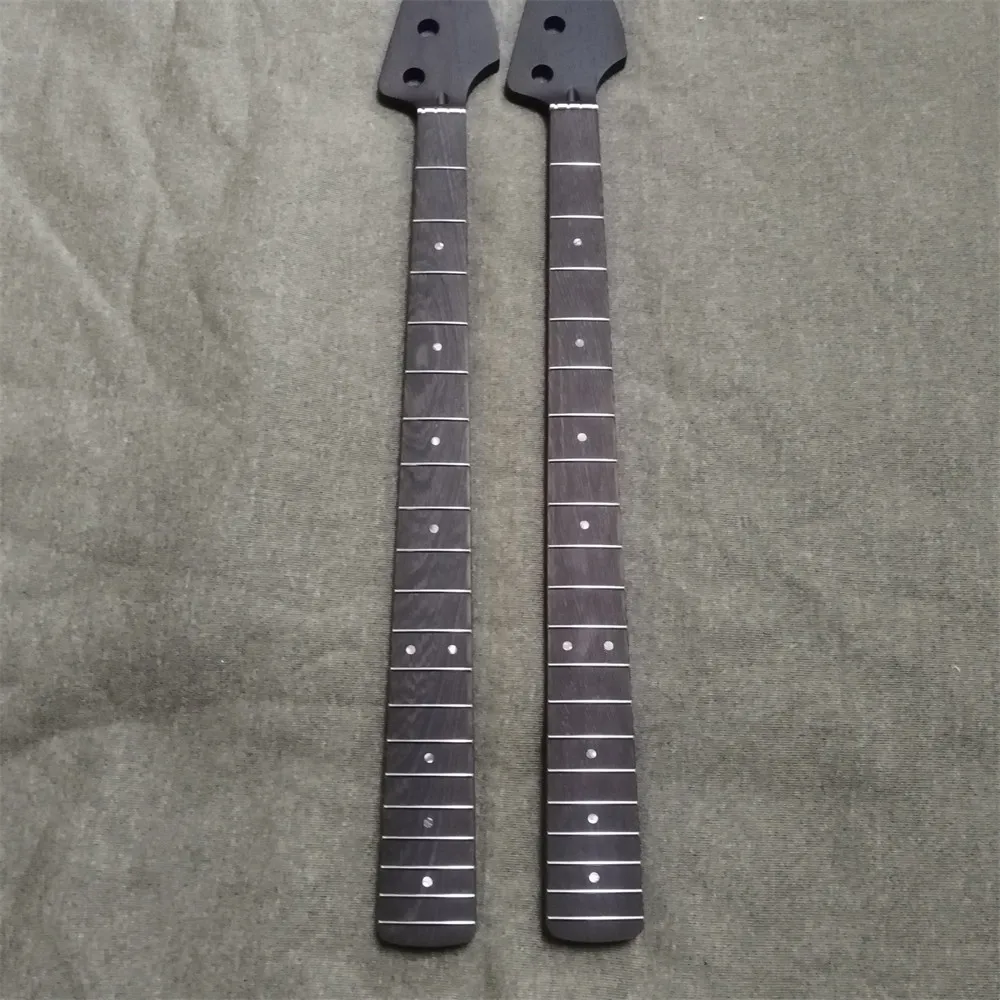 20 Bünde, Wenge-Holz, 4 Saiten, Basshals, matte Lackierung, für E-Bass-Hals, 9,5'' Radius, Musikinstrumentenzubehör – Detail 2