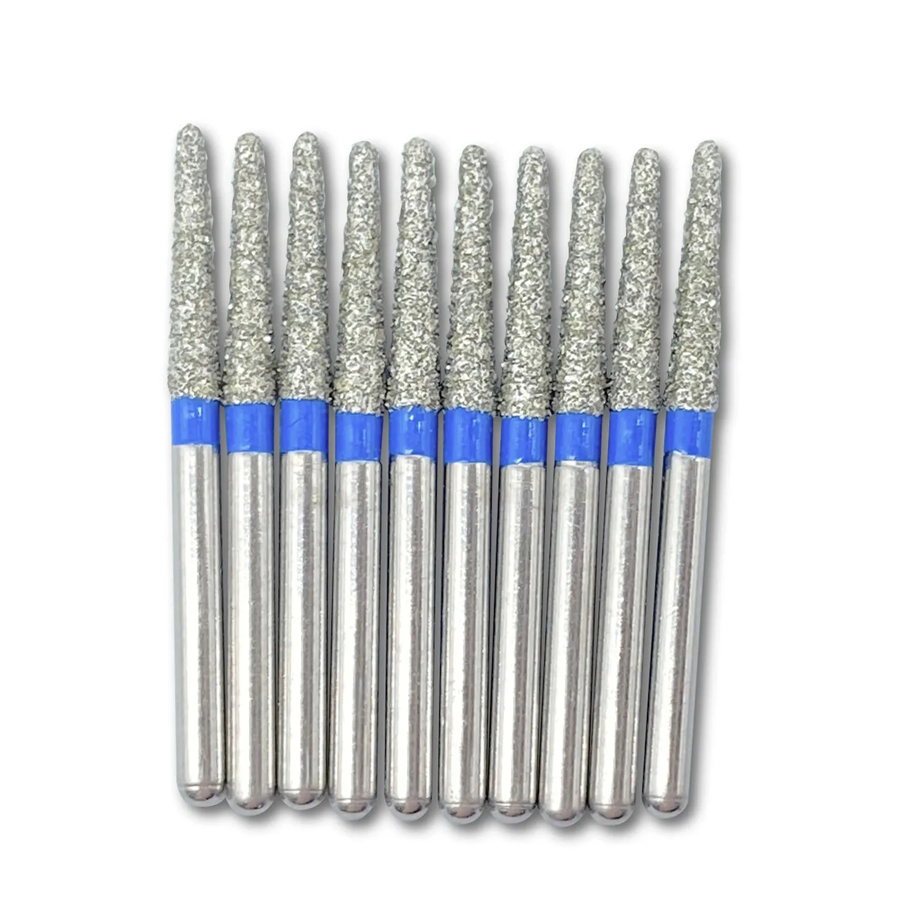 10pcs/Pack SYNI Dental Diamond Burs Drill FG 1.6mm for High Speed Handpiece Dental Lab Polishing Tools Odontología Dental