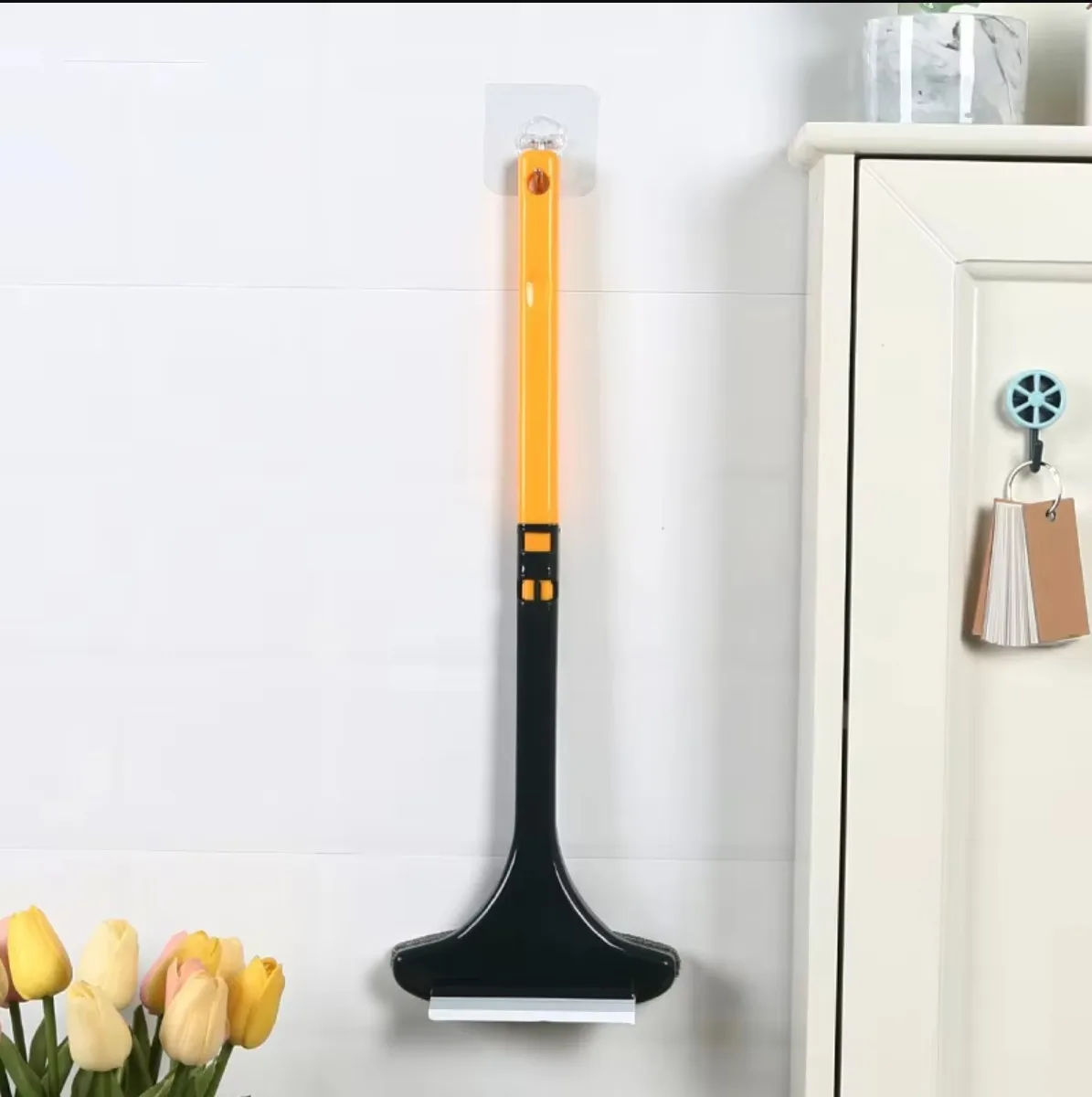 Long Handle Anti-mosquito Screen Brush Window Washing Brush Dust Removal Brush Home Retractable Multifunctional Cleaning Tools