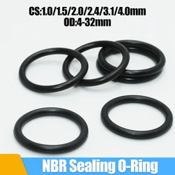 100/20pcs Rubber O Ring CS 1/1.5/2/2.4/3.1/4 Sealing Washer Car Faucet Plumbing Gasket Oil Resistant High Temperature NBR Oring