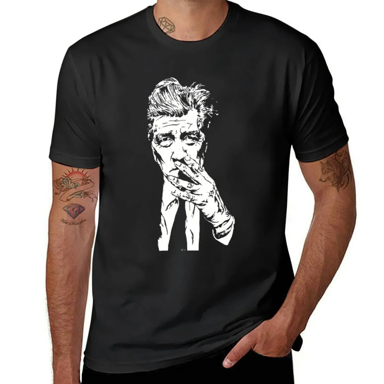 David Lynch T-Shirt summer 2025 valentines clothes customs design your own summer shirt plain t shirts men