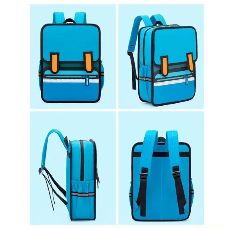 x90d-oxford-fabric-children's-backpack-with-3d-designs-for-school-and-travel