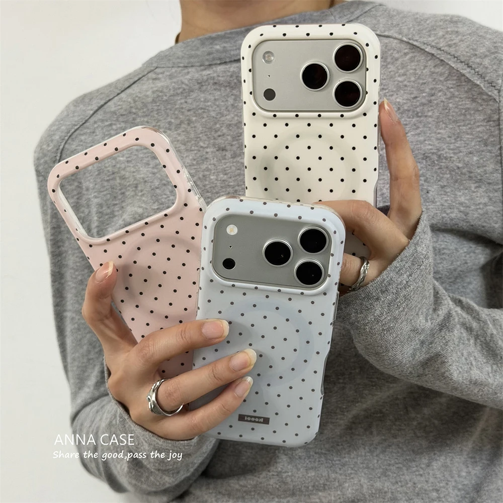 جراب هاتف مغناطيسي لطيف بنقاط  - مراجعة Phone Cases Burga وسعره