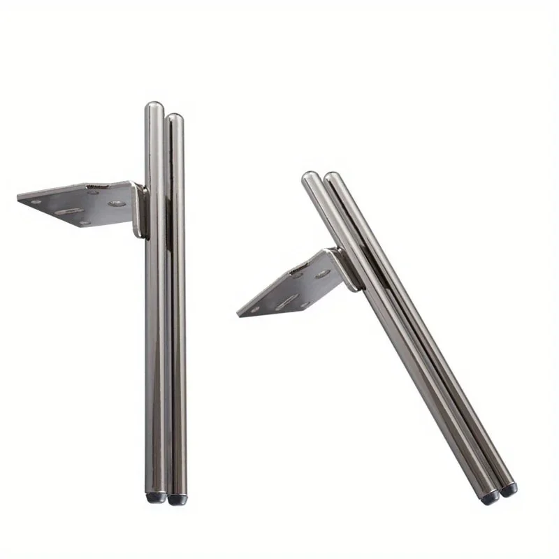 4pcs Furniture Metal Legs Cabinet Feet Metal Sofa Bedside Wardrobes Feet Replacement Leg Height Adjustable Furniture Table Legs
