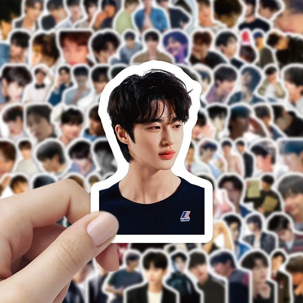 100pcs Byeon Woo Seok decorative hand account DIY stickers