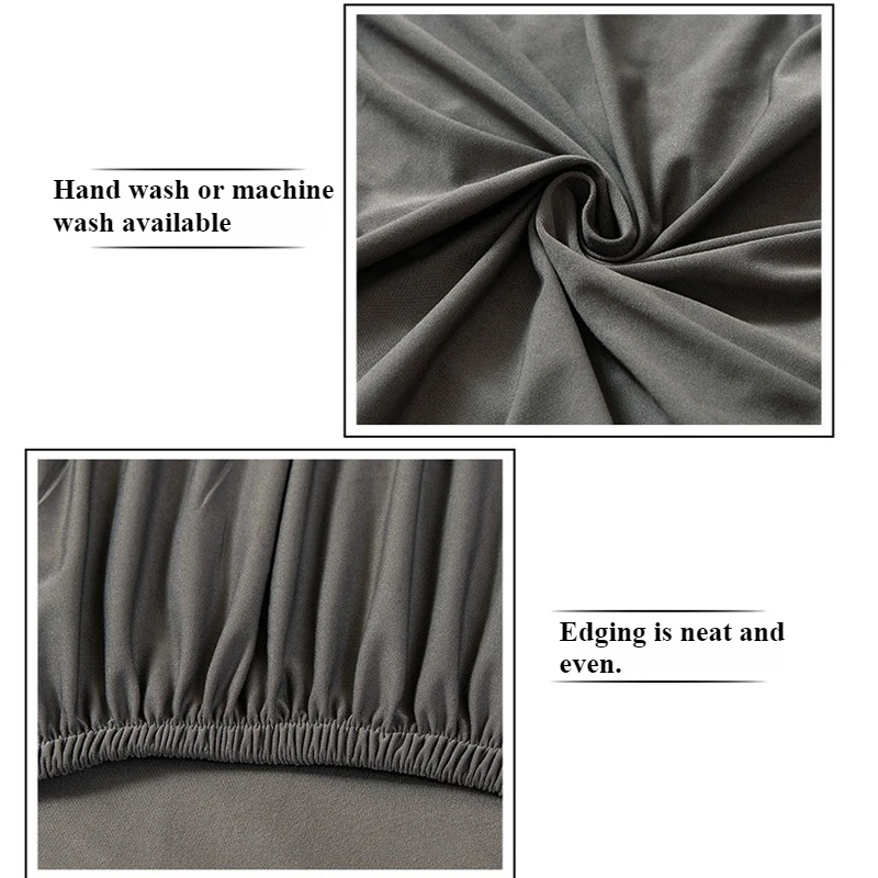Soild Color Wing Waterproof Chair Cover Stretch Wing Armchair Cover with Seat Cushion Cover Elastic Sofa Slipcovers Home Decor
