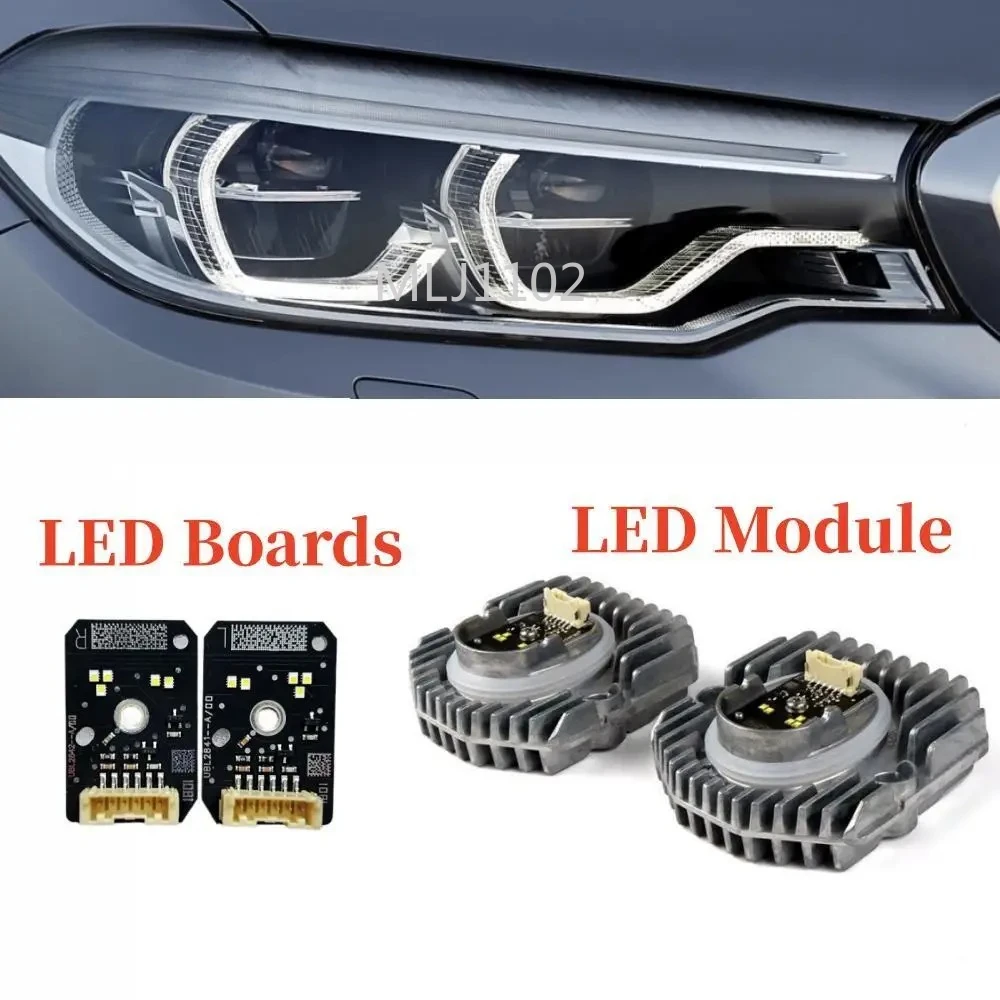 

New Adaptive LED Headlight DRL 63117214940 White Daytime Running light LED chips For 17-20 BMW 5 Series G30 G31 F90 M5 G32 6'GT