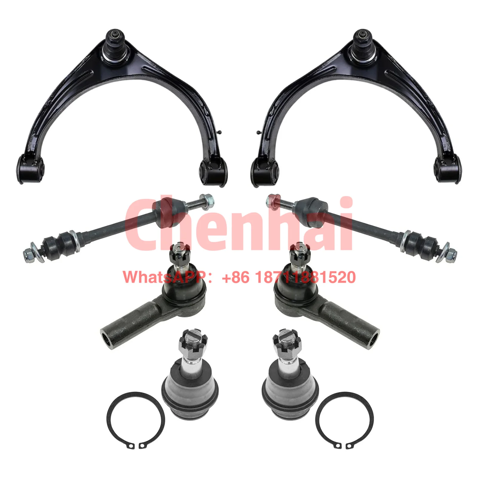 Front Upper Control Arms Kit for DODGE RAM 1500 PICKUP RWD 2009-2010 Front Suspension Kit RK643074,RK643073,RK621606,RK621605