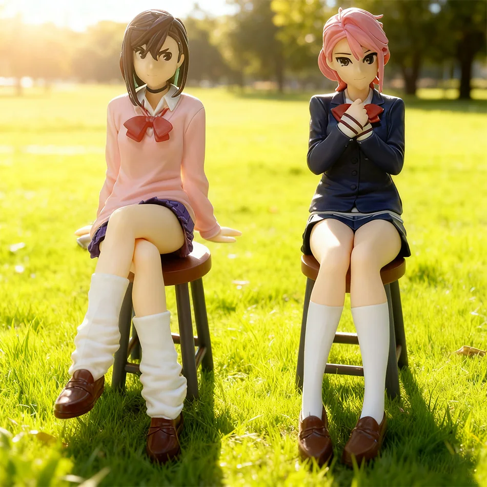 Anime nuevo Dandadan Ayase Momo Shiratori Aira postura sentada montaje transformado PVC modelo juguete figuras de acción regalo