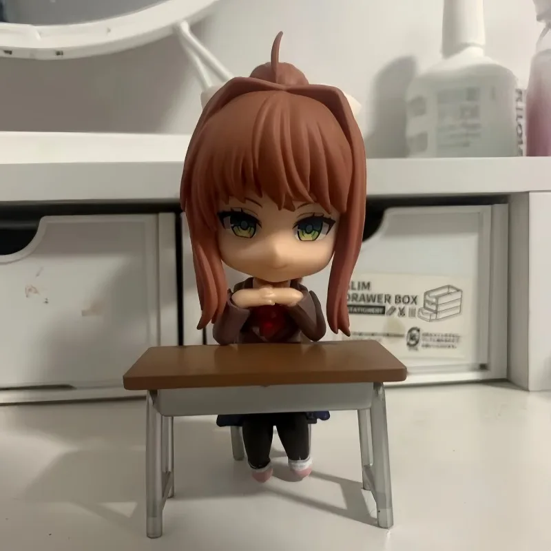 10cm New Doki Doki Literature Club Q-version Nendoroid 1817 Monica movable face-changing figure model boxed ornaments wholesale