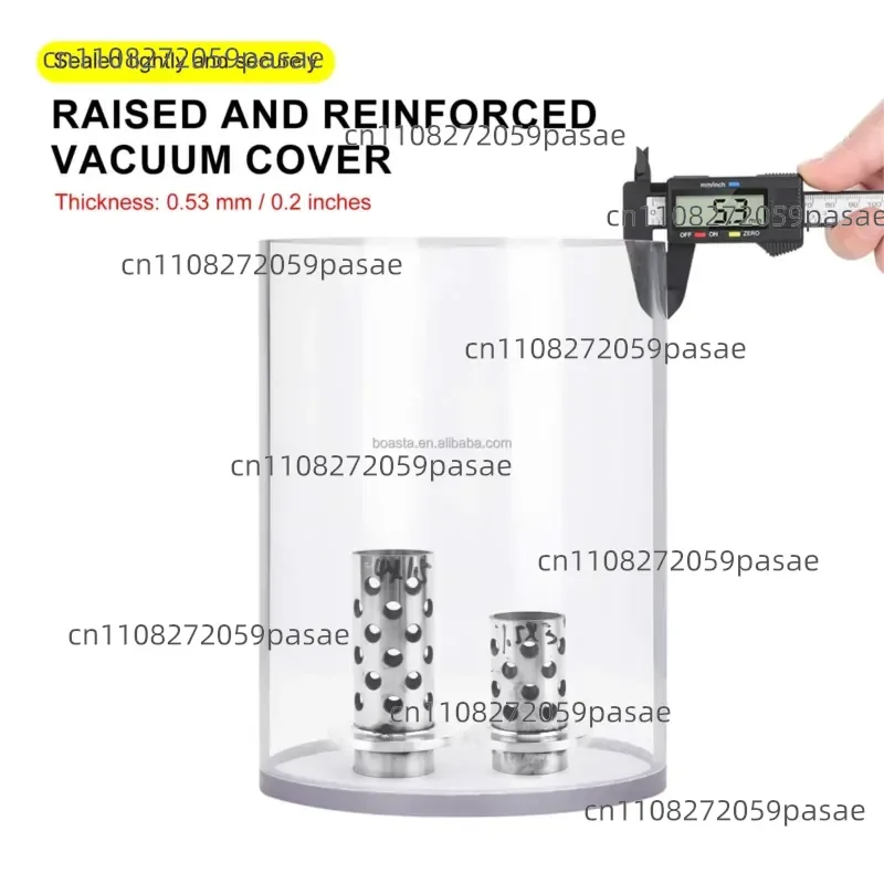Jewelry Vacuum Vibrator Acrylic Chamber Adjustable Speed For Casting Moulds 110V 220V 15W