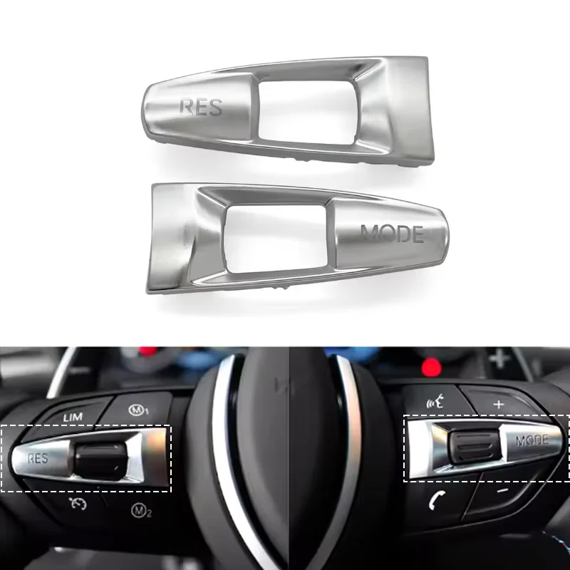 Auto Lenkrad RES MODUS Taste Abdeckung Für BMW F10 F11 F30 F31 F34 F01 F02 F07 F06 F12 F25 F26 F15 F16 M2 M3 M4 M5 X5M X6M