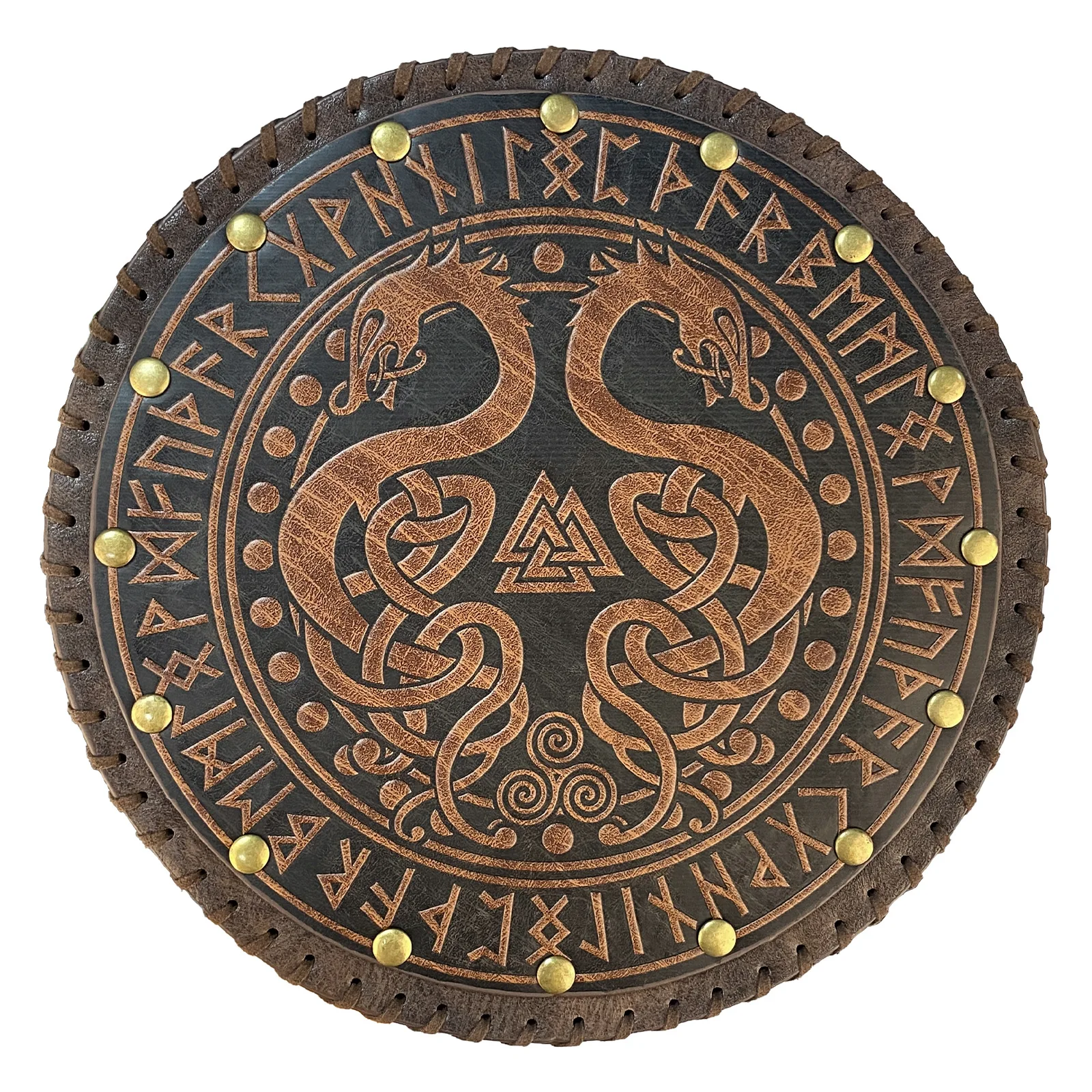 กระเป๋าสะพายไหล่หนังสไตล์ยุคกลาง กระเป๋าข้างแบบนูน  กระเป๋าเก็บของ  อุปกรณ์เสริมชุดยุคกลาง สำหรับผู้หญิงและผู้ชาย