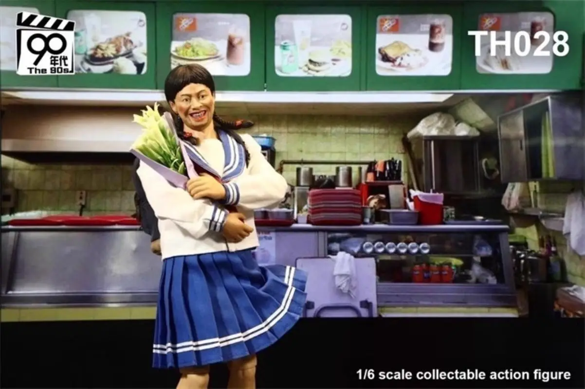 90 年代 TH028 1/6 女性兵士学生女の子のような花フルセット 12 "アクションフィギュア模型玩具在庫あり