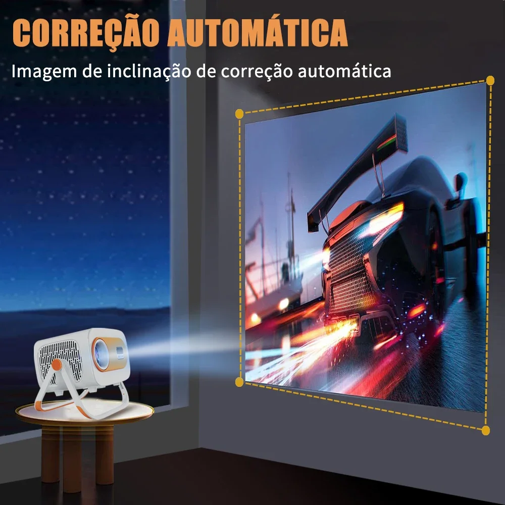 Projetor Portátil JY325 Android 13 300 ANSI Foco Automatico WiFi 5G Bluetooth 5 1 suporte 4K 1080P HDMI 200 Polegadas LED #6