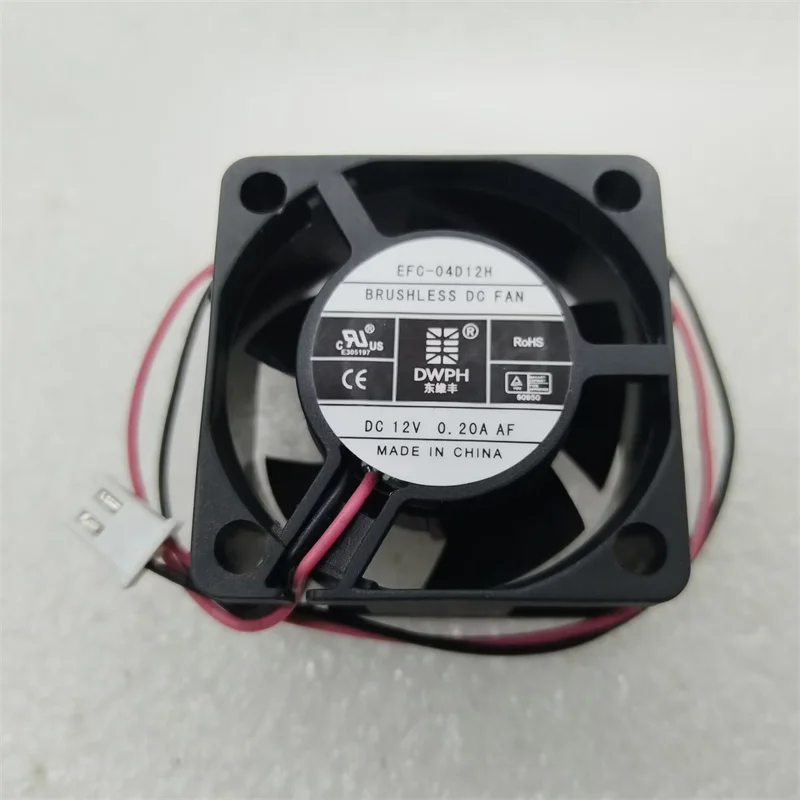 

DWPH EFS-04D12H DC 12V 0.20A 40x40x20mm 2-Wire Case Cooling Fan