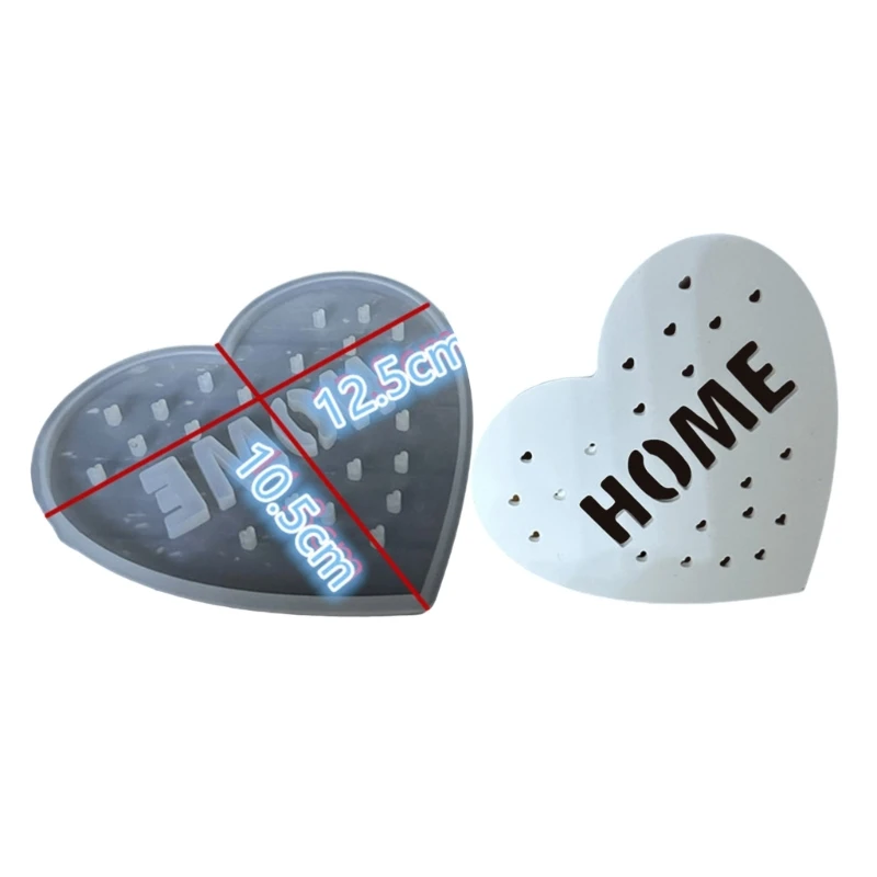 Soft Glowing Heart Silicone Molds Silicone Crafting Moulds Hand-making Supplies