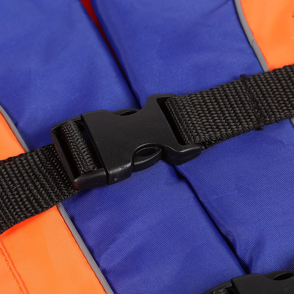 

Life Vest with Whistle Adjustable Size Fishing Swimming Water Sports Life Jacket