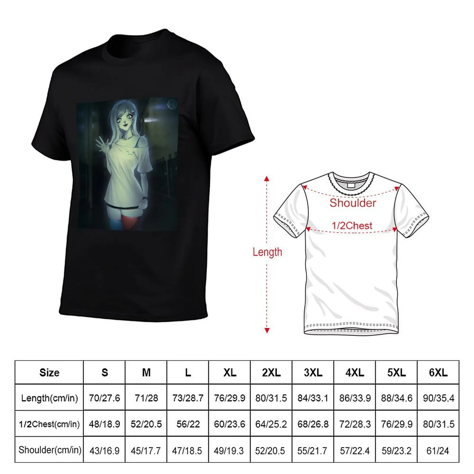 Jane doe ghost girl T-Shirt t shirts with prints t shirts for man cotton funny t shirts for man slim fit T-Shirt