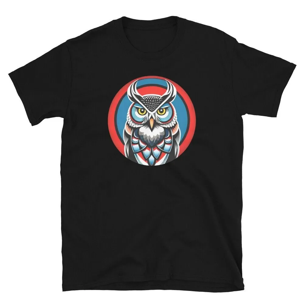 T-shirt Owl / Soft Unisex Tshirt for Animal Lovers