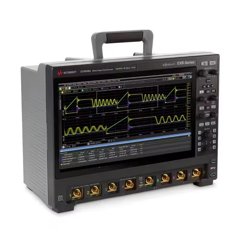 Keysight Bandwidth 500 MHz 8 channels maximum storage depth 1.6G EXR058A Infiniium EXR series oscilloscope