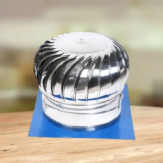 201 Edelstahl Windkugelhaube Außenventilator Rauchdachbelüftung Automatische Belüftung Ventilator Zyklon