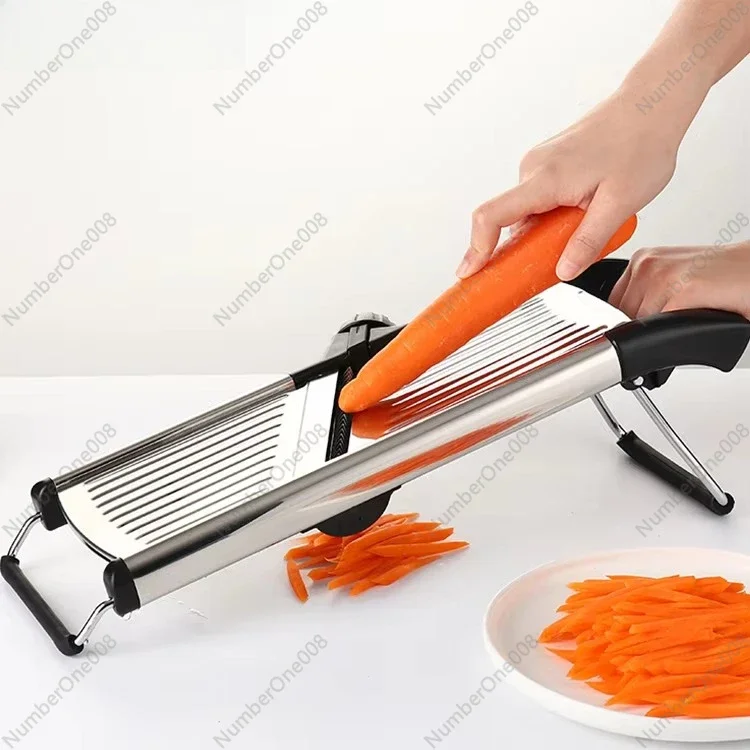 Adjustable Kitchen Vegetable Fruit Slicer Stainless Steel Blade Chopper Cutter Tool