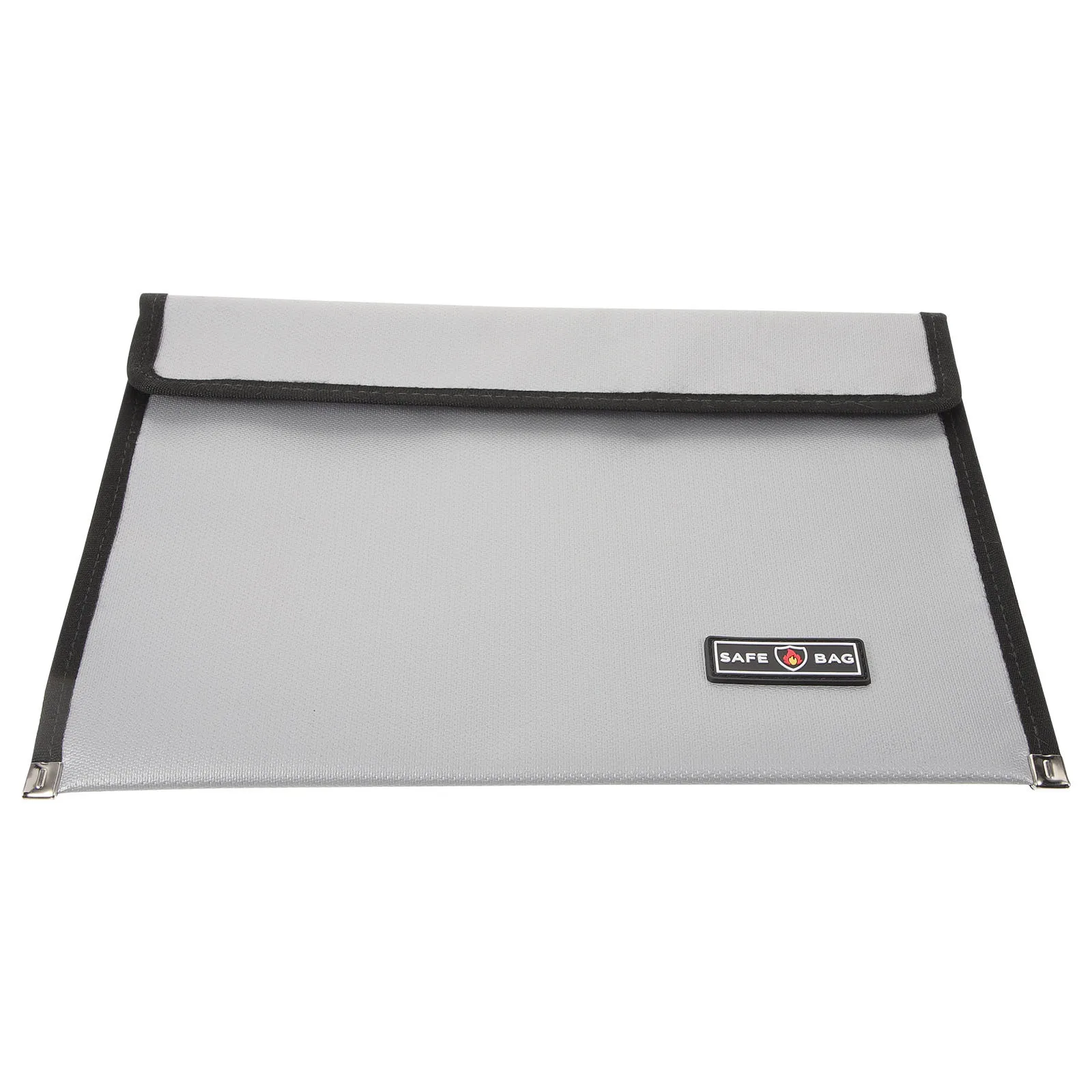 

Fireproof Document Bag Portable Small File Holder Water Resistant Zipper File Organizer for Office Home Receipt Storage