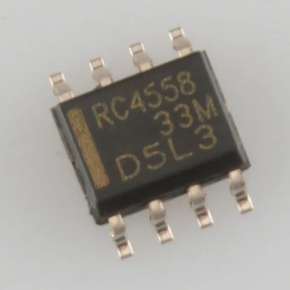 New original RC4558DR RC4558 SMD SOP8 operational amplifier chip