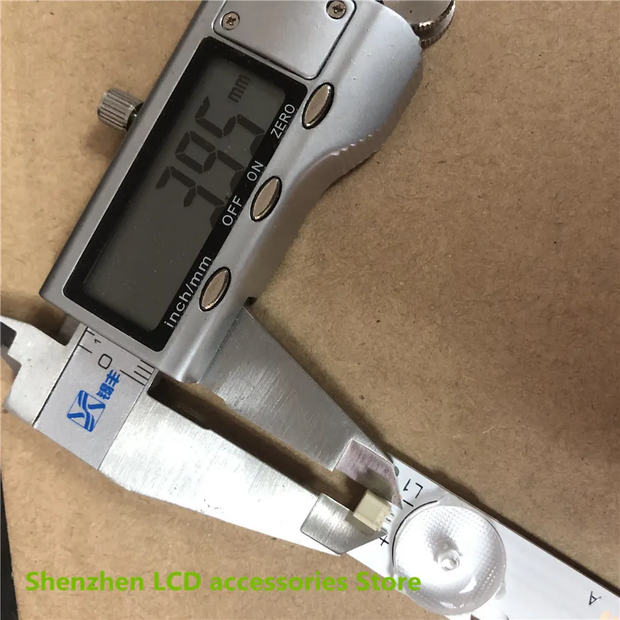 6 أجزاء/وحدة 32 بوصة 10 مصباح 3V طول 570 مللي متر العالمي ضوء بار LED الجمعية آلة الخلفية قطاع الألومنيوم الركيزة 100% جديد